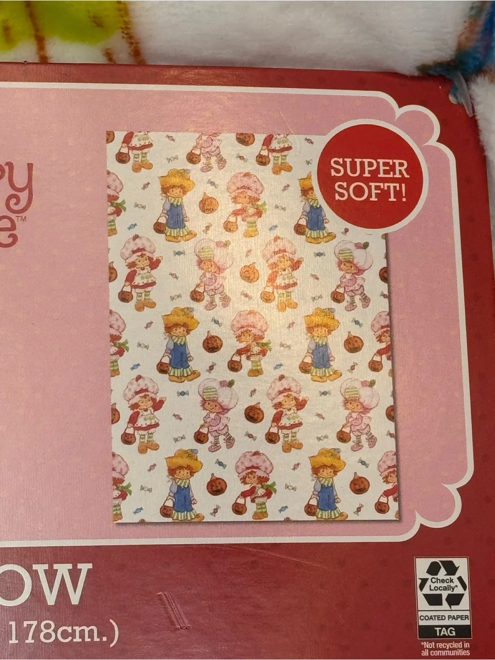 Strawberry Shortcake Halloween Pumpkin Soft  Plush Throw Blanket